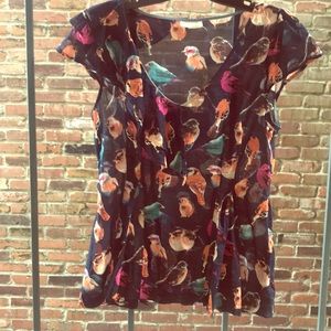 ❌ SOLD - Meadow Rue Bird blouse